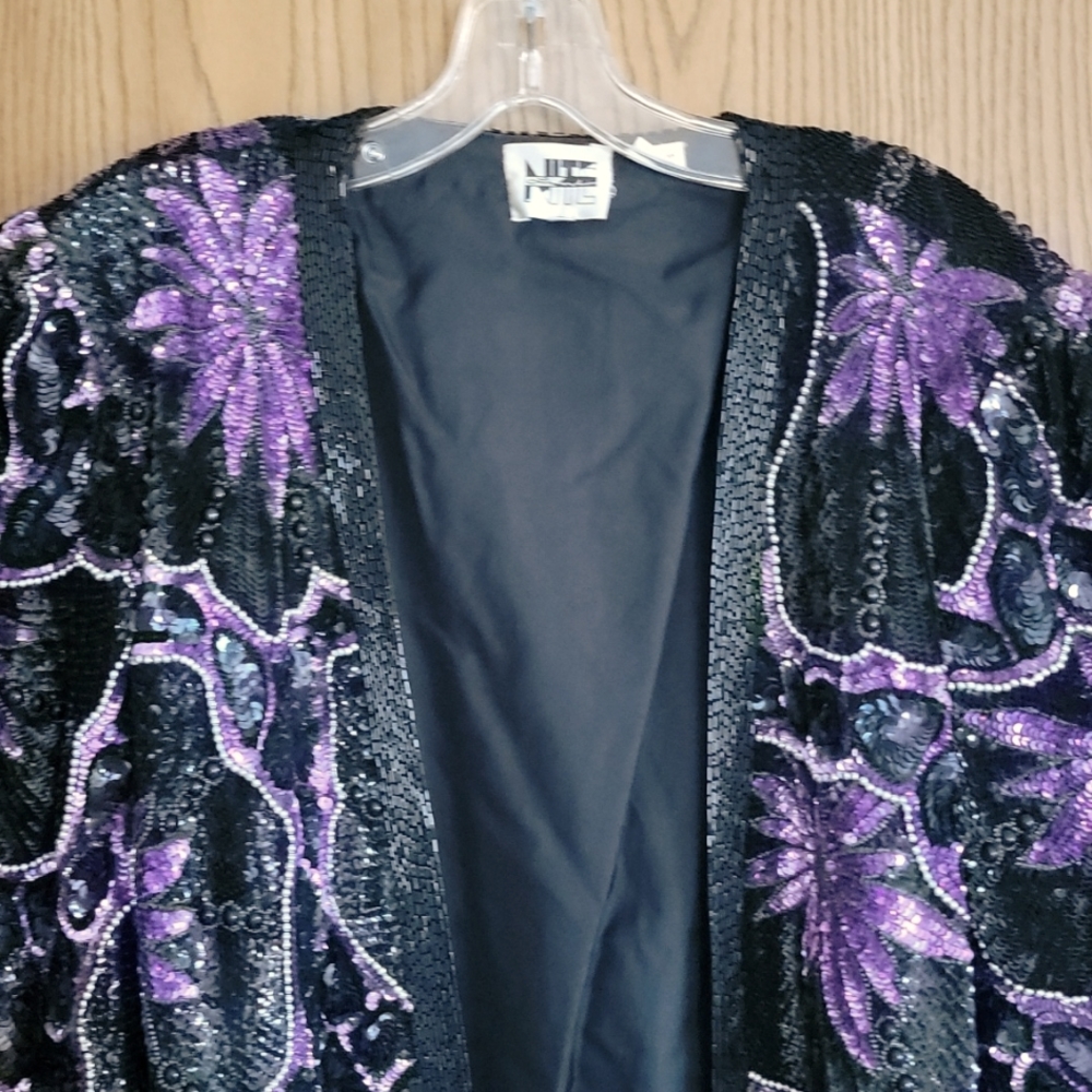 Vintage 80s sequin jacket